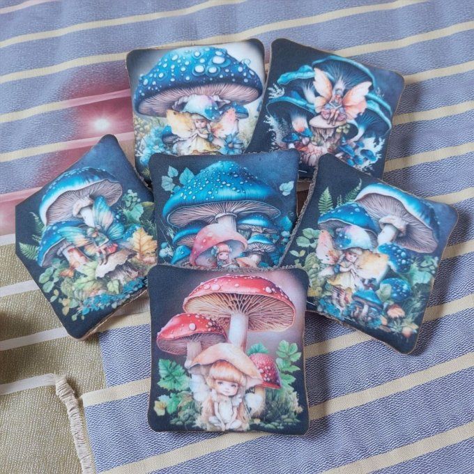 Champignons bleus